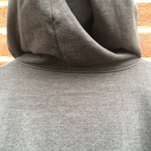 Cabelas Hoodie Sweatshirt Mens Large Gray Green Pullover Kangaroo Pouch - Picture 4 of 8